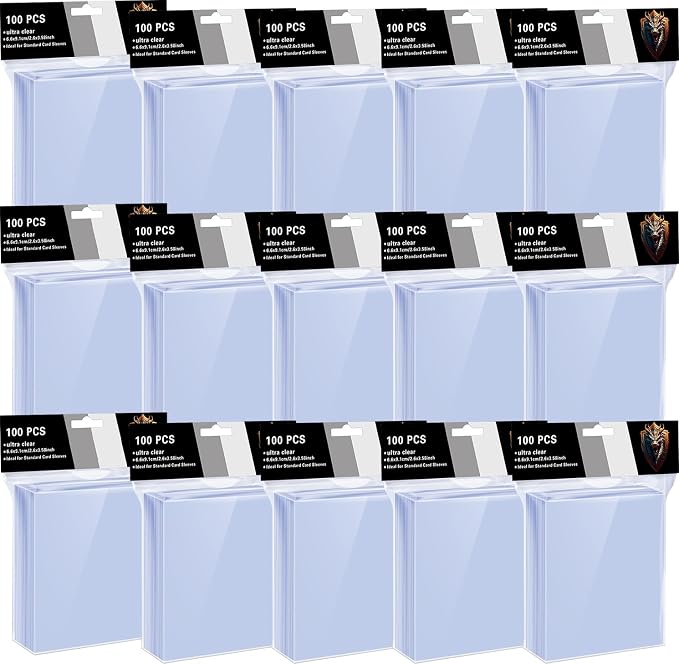 1500 Counts Card Sleeves for Trading Cards, Soft Penny Card Sleeves, Sports by ZLinwly