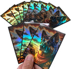Custom Holographic Card Sleeves, Laser Flashing Shiny Design, Make Your Own - Image 5