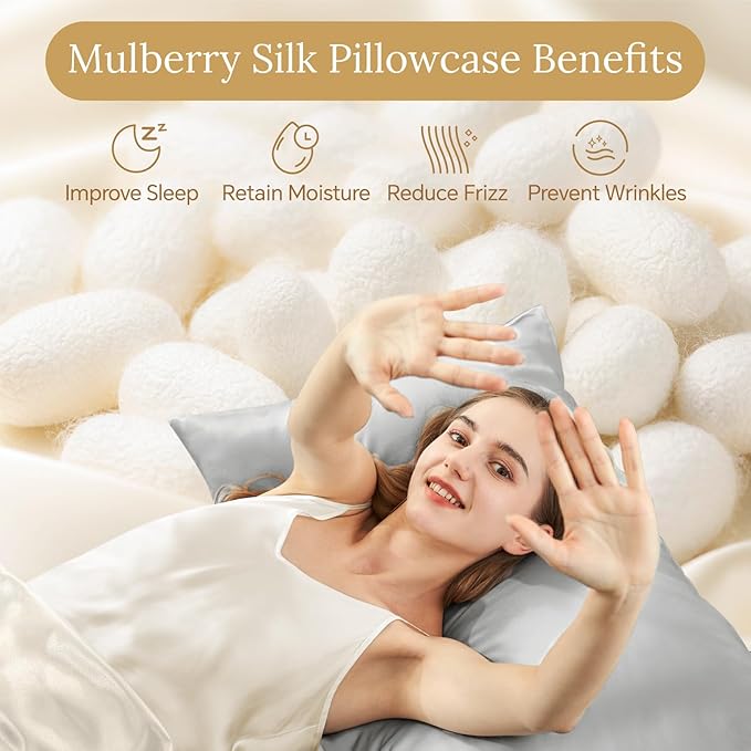 INFIIXSO Mulberry Silk Pillowcase - Image 2
