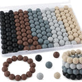 160Pcs Silicone Beads 12mm Mix Color, Bulk Silicone Beads 12mm by Kovict