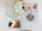 CaptainCrafts Needle Felting Kit, Wool Felt Supplies, Embroidery Hoops - Image 3