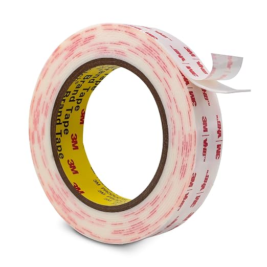 3M Double Sided Mounting Tape 1''x15.4Ft | Heavy Duty 0.025in Thick White 4930 by 3MFullRangeProducts