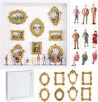 Lineshading DIY Mini Silhouette Shadow Box Museum Frame Kit by Lineshading