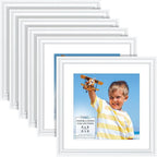 8x8 Picture Frames with 6x6 Mat, 6 Pack, Contemporary, Inspirations | These by IconaBay