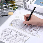 Multifunctional Geometric Ruler, Draft Rulers - Image 6