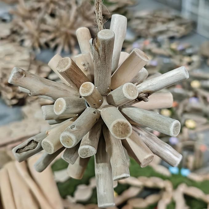 Driftwood for Crafts, 4.7 Inch Long 0.4-0.8 Inch in Diameter Driftwood Sticks - Image 5