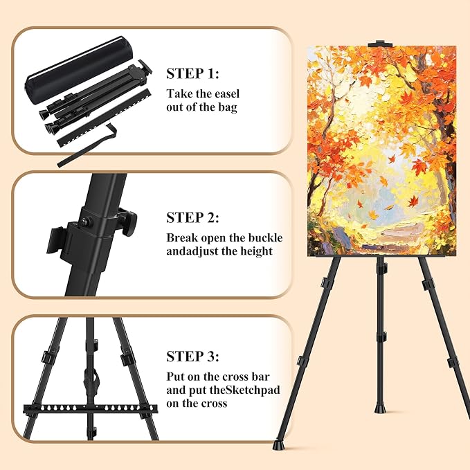 Art Painting Tripod Easel Stands - Image 7