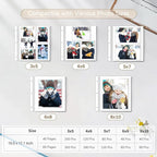 Popotop Large Photo Album Self Adhesive 4x6 5x7 8x10 Scrapbook Album DIY - Image 8