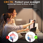 ShineTech LED Desk Lamp with Clamp, Clip On Desk Lamp - Image 3
