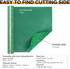 HTVRONT Green Glitter HTV Heat Transfer Vinyl Rolls - Image 5