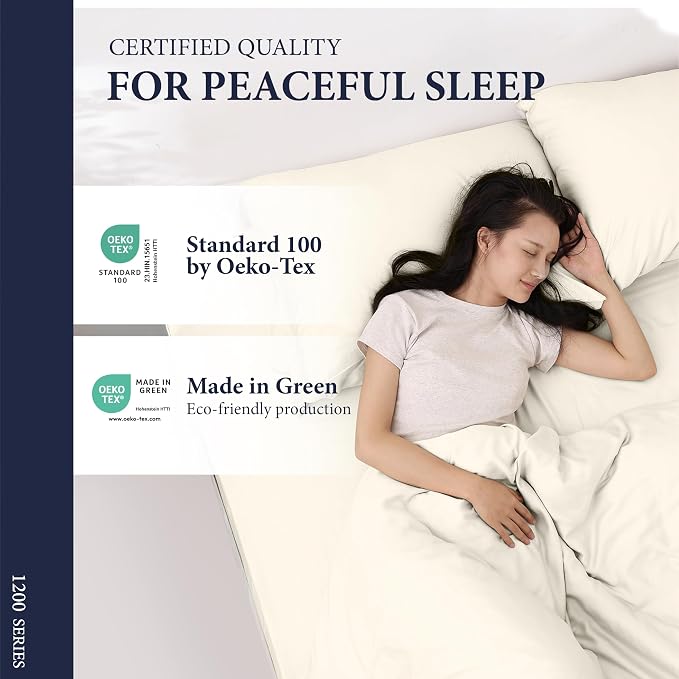 100% Egyptian Cotton King Size Sheets Set - Image 6