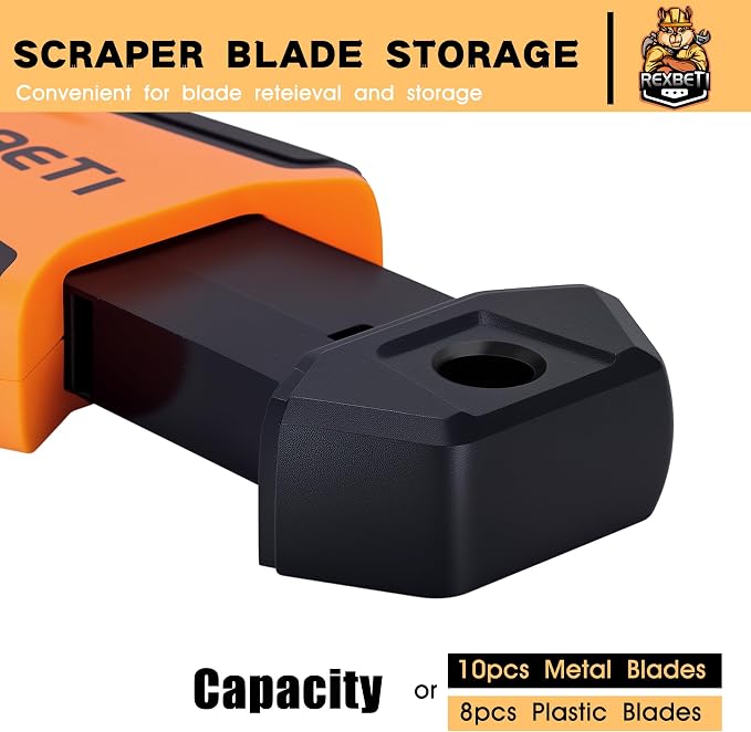 REXBETI Razor Blade Scraper Tool, 1 Pack Razor Scraper - Image 7