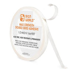 Best 1/2" MAX Strength Thin Permanent Double-Sided Tape by AJSignWorld