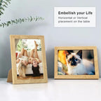 ATOBART 4x6 Picture Frame, Composite Wood Photo Frame - Image 7