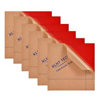 6 PCS Red Cast Acrylic Opaque Plastic Sheet 8 x 8 Inch, by MaterialsParts