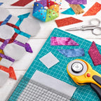Rotating Self Healing Cutting Mat 14"x14", Square Sewing Cutting Mat Board - Image 5