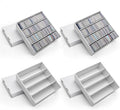 RLAVBL 4 Pack Trading Card Storage Box, 4 Row by RLAVBL