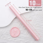 Light Pink Sealing Wax Sticks, HOSEALING 10pcs Glue Gun Sealing Wax Sticks - Image 2