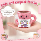 MAMAGIFTREE Funny Crochet Teacup Plushie - Image 3
