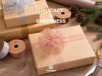 Vitalizart Organza Ribbon 1" x 90Yd Mixed Color Sheer Ribbons Set 10 Yd x 9 - Image 3