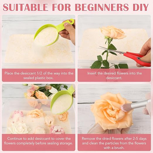 VOISEN Silica Gel Flower Drying, 5LBS Flower Drying Silica Gel Crystals - Image 4