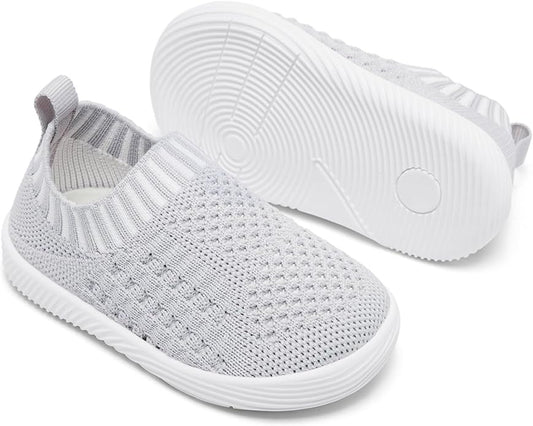 MORENDL Baby Toddler Walking Socks Non-Slip Breathable Unisex Casual Sneakers