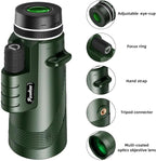 40X60 Monocular Telescope with Smartphone Holder& Tripod, High Power - Image 2