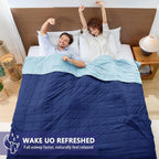 King Size Weighted Blanket for Adults Cooling Heavy Blanket for Sleeping - Image 5