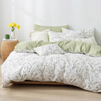 LEMIROE Botanical Cotton Comforter Queen Size by LEMIROEBEDDING