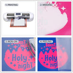guangyintong Glow in The Dark Heat Transfer Vinyl HTV Rolls, PU Elastic HTV - Image 6