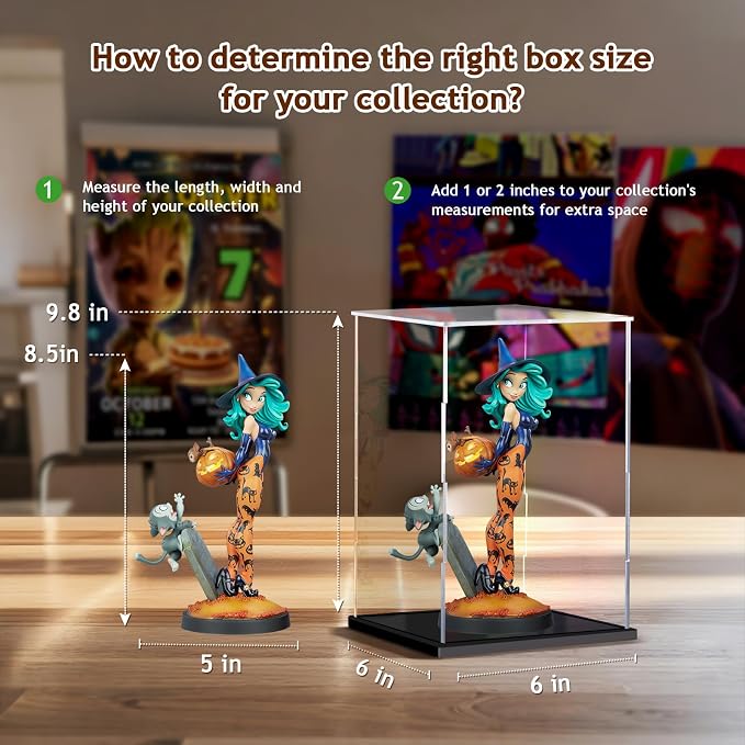 Acrylic Display Case for Collectibles Assemble Clear Acrylic Boxes for Display - Image 6