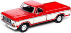 1979 Ford F-150 Custom Pickup Truck Orange and Cream 1/24 Diecast Model Car by - Image 3