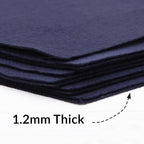 Threadart Dark Navy Premium Felt Sheets - Image 3