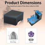 Dice Tower and Tray, Foldable Portable Dice Rolling Tower, Dice Roller Accessory - Image 5