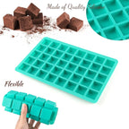 Sakolla 2 Pack Caramel Candy Molds, 40 Cavities Square Cube Silicone Molds - Image 4