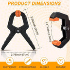 10 Pack Spring Clamps for Crafts & DIY - Image 2