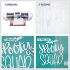 guangyintong Reflective White Heat Transfer Vinyl HTV Rolls - Image 5