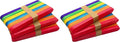 WISYOK 120 Pcs 6” Colored Jumbo Wooden Craft Sticks by WISYOK