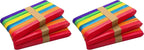 WISYOK 120 Pcs 6” Colored Jumbo Wooden Craft Sticks by WISYOK