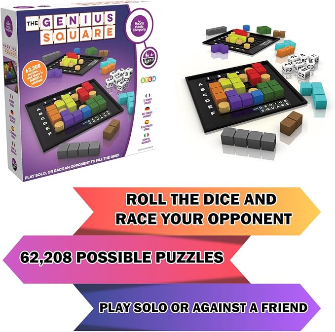 The Genius Square from The Happy Puzzle Company – Game of The Year Award Winner - Image 5