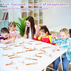 28 Pcs Beadable Keychain Bars - Image 4