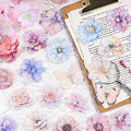 Doraking 60 Pieces Glitter Shiny Flower Stickers by wearecuuuuute