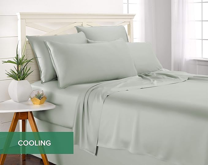 Pure Bamboo California King Sheets, Genuine 100% Organic Viscose Derived from - Image 4