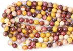 35PCS 10mm Natural Moonkaite Jasper Gemstone Round Loose Beads - Image 3