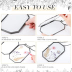 Qunclay 2 Pcs Double Glass Frame - Image 3