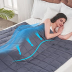 yescool Weighted Blanket for Adults Cooling Heavy Blanket for Sleeping Perfect - Image 4