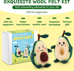 OEHPICC 2 Pcs Avocado Needle Felting Kit, Needle Felting Kits - Image 7