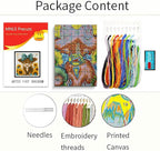 Zhenqing Highland Cow Stamped Cross Stitch Kit - Image 5
