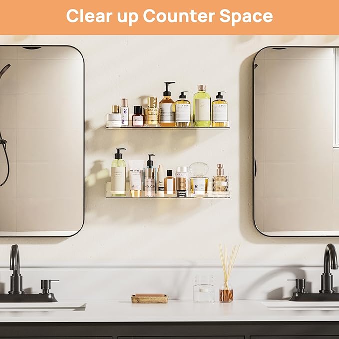 upsimples 2 Pcs 15" Acrylic Shelves - Image 4