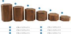 MOOCA Wooden 6 Pcs Hexagon Risers - Image 4